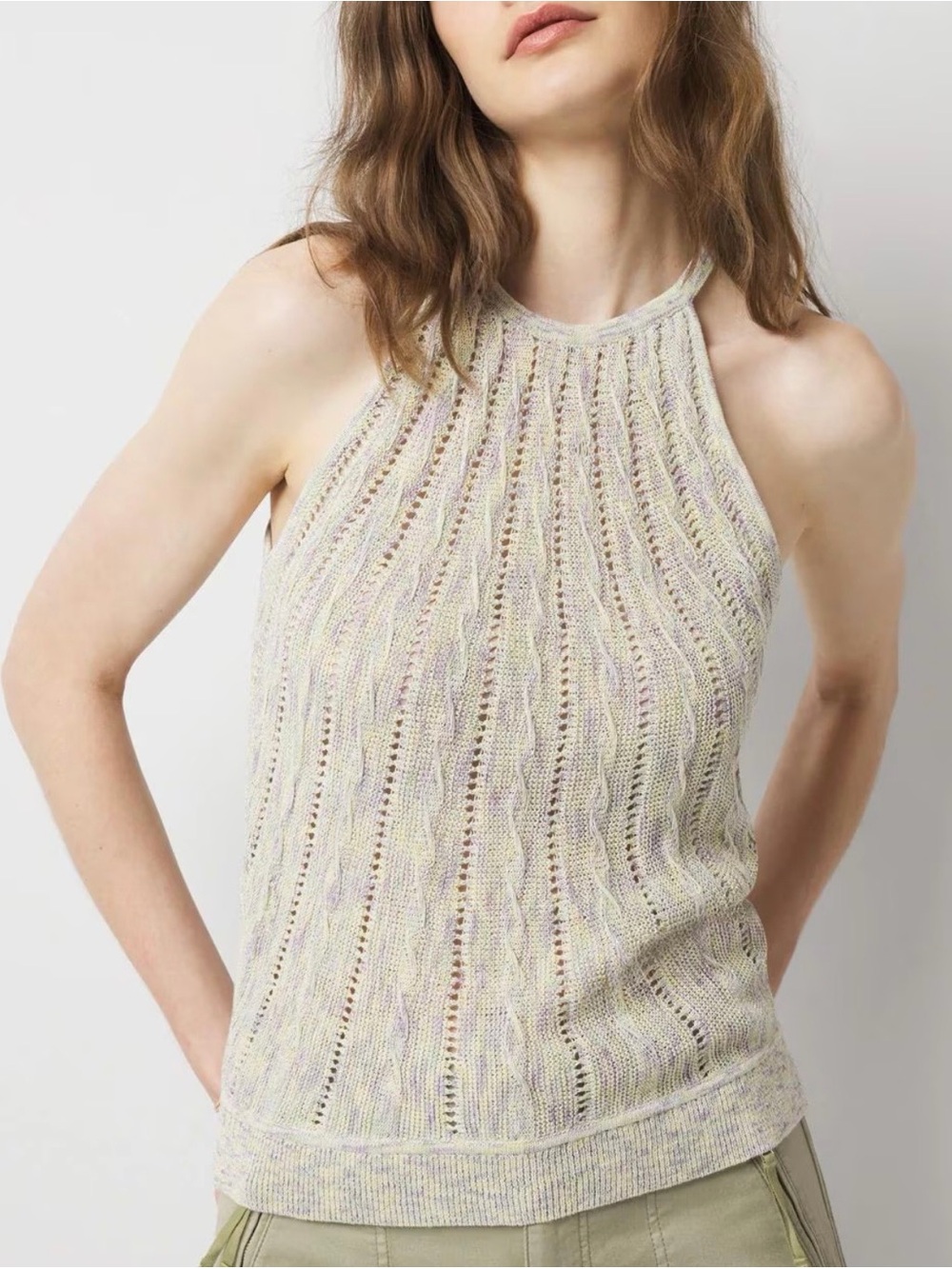 White House Black Market Halter Knit Tank Top - Women